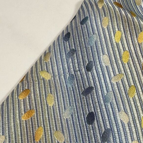 VITALIANO PANCALDI Men's 100% Silk Necktie ITALY Abstract Colorful MultiColor - Picture 10 of 10